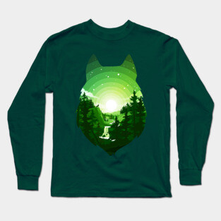 Wolf Forest Long Sleeve T-Shirt