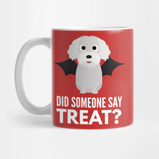 Bichon Frise Halloween Trick or Treat Mug