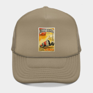 French Grand Prix, Dijon - 1929: Vintage Poster Design Hat