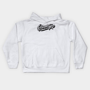 Brooklyn hand made original lettering Kids Hoodie