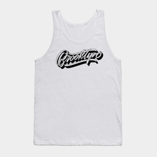 Brooklyn hand made original lettering Tank Top