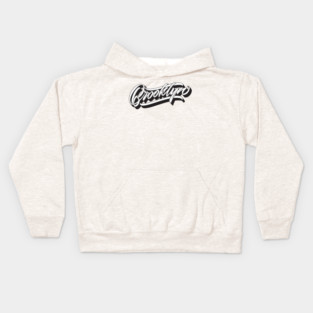Brooklyn hand made original lettering Kids Hoodie