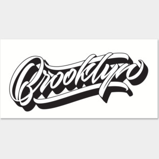 Brooklyn hand made original lettering Posters and Art
