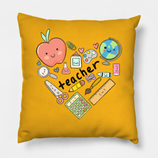 Teaching is a work of heart Pillow