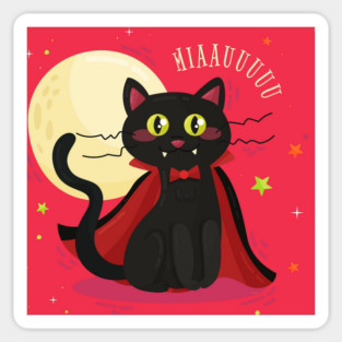 Catula Halloween Cat Novelty T Shirt Tee Gifts Shirt Sticker