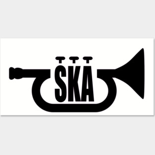 SKA Horn Posters and Art