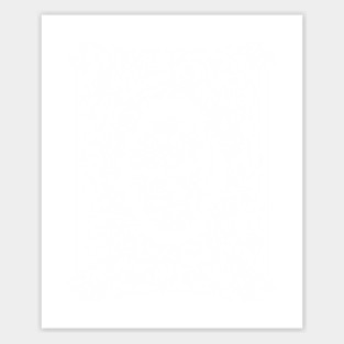 Gothic Victorian Framed Skull Sticker