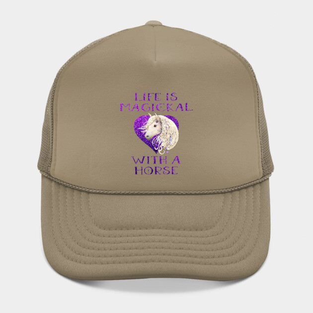 Cheeky Witch® Purple Life is Magickal With a Horse by Cheeky Witch