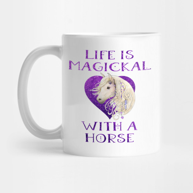 Cheeky Witch® Purple Life is Magickal With a Horse by Cheeky Witch