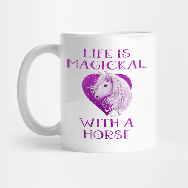 Cheeky Witch® Pink Life is Magickal With a Horse by Cheeky Witch