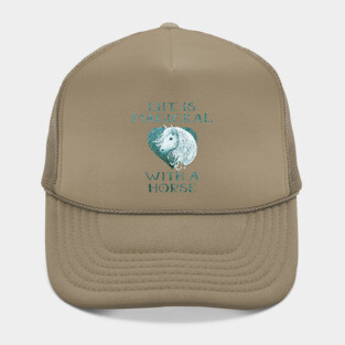Cheeky Witch® Teal Life is Magickal With a Horse Hat