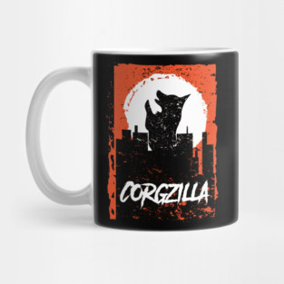 Watch Out It's Corgzilla Mug