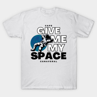 Cape Canaveral Kennedy Space Center Moon and Astronaut T-Shirt