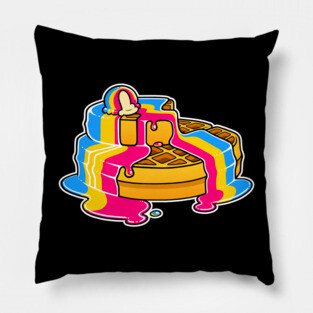 Pan Pansexual Pride Waffles LGBT Pillow
