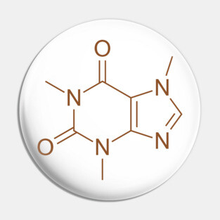 Caffeine Pin