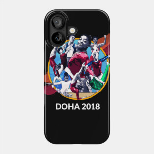Doha 2018 Graphic (Dark) Phone Case