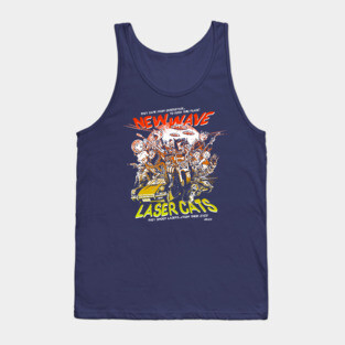 New Wave Laser Cats Tank Top