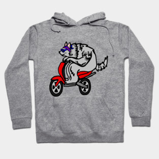 Cool Scooter wolf Hoodie