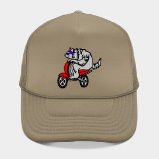 Cool Scooter wolf Hat