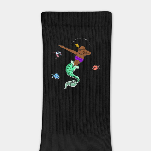 Afro Girl, Mermaid, Funny Dab Dance, Dancing Fishes by logiamerch