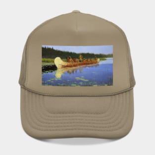 Radisson and Groseilliers by Frederic Remington Hat