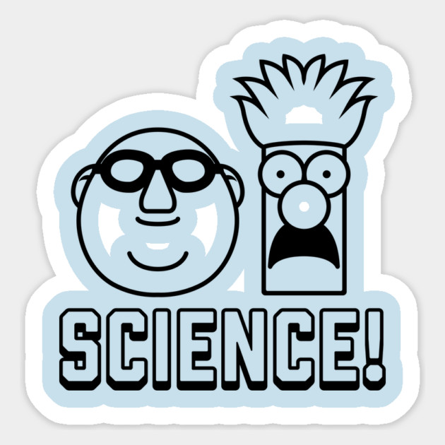 Muppets Science Bunsen and Beaker Sticker by stayfrostybro