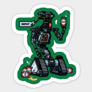 Short Circuit Johnny 5 Beers Magnet