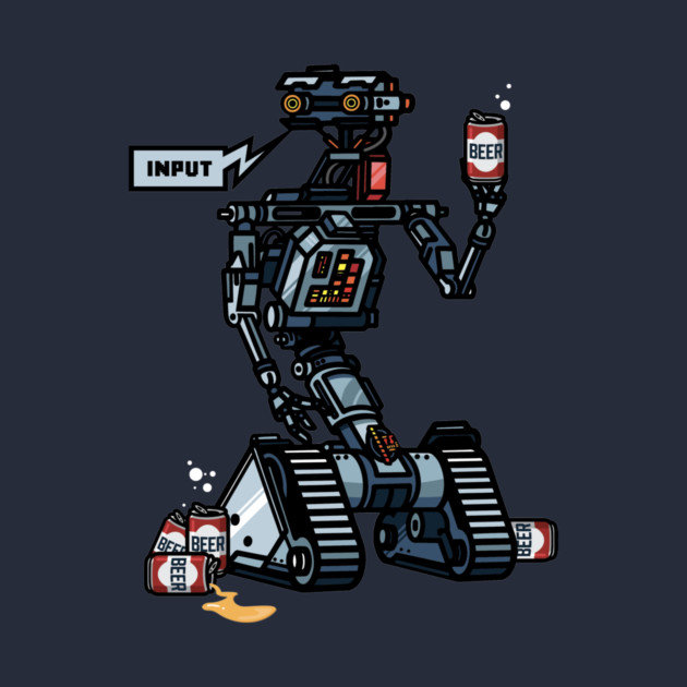 Short Circuit Johnny 5 Beers by stayfrostybro