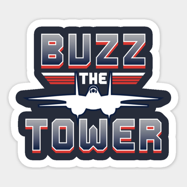 Buzz The Tower Sticker by stayfrostybro