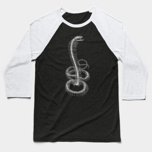 Snake Skeleton Baseball T-Shirt