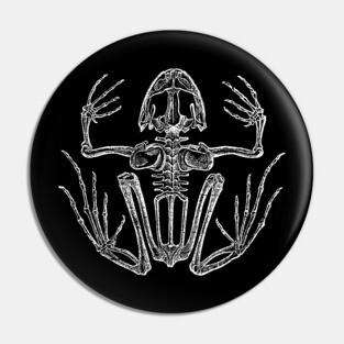Frog Skeleton Pin