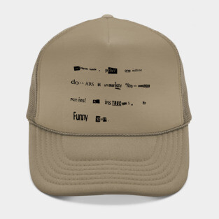 Bunny Lebowski Ransom Note Big Lebowski Hat