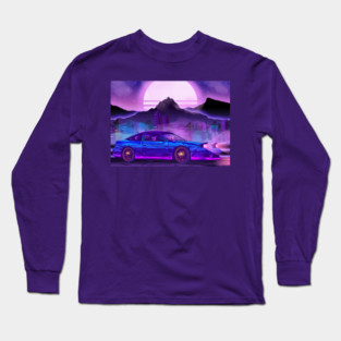 JDM Mazda RX7  Synthwave Long Sleeve T-Shirt