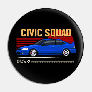 Civic SQUADE JDM Style Pin