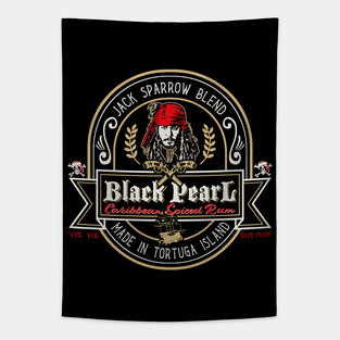 Black Pearl Rum Tapestry