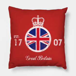 Great Britain - Established 1707 - Colour Pillow