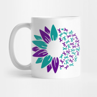 Suicide Awareness Sunflower Mug