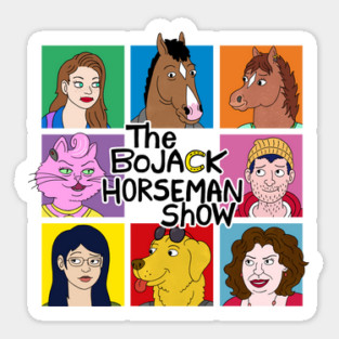 The Bojack Horseman Show Sticker