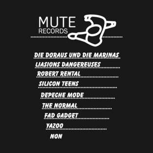 Mute Records Bands T-Shirt