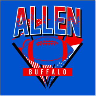 Vintage Buffalo Football Allen Posters and Art