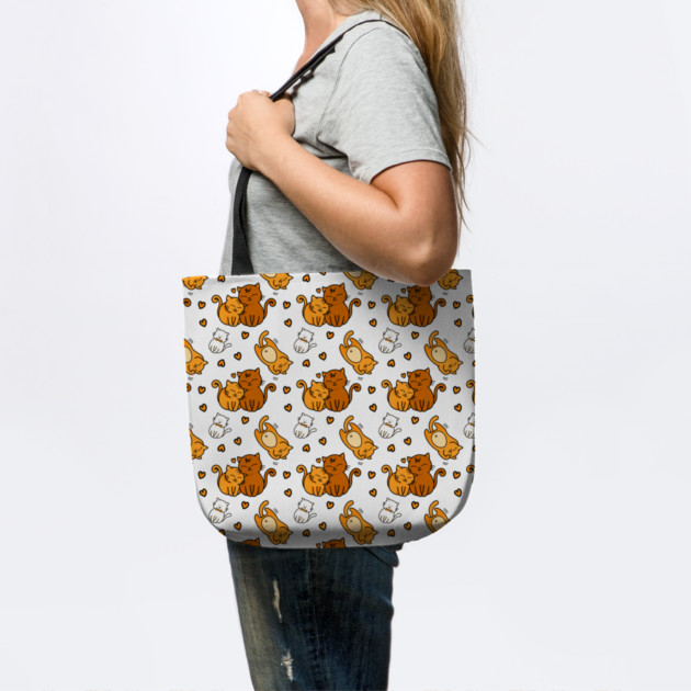 Cheeky Witch® Cute Orange Cats Pattern Cat Lovers by Cheeky Witch