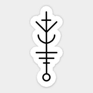 sigil for luck Sticker