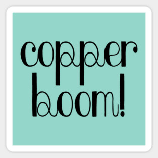 Copper Boom! Sticker