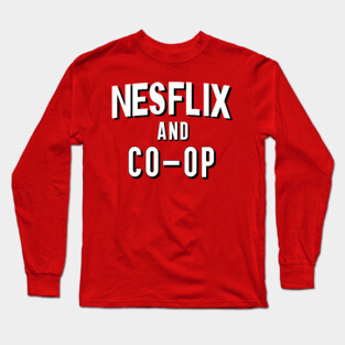 NESflix and Co-op Long Sleeve T-Shirt