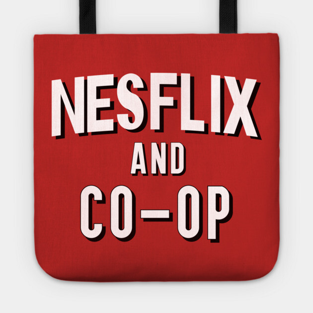 NESflix and Co-op Tote by belownormal