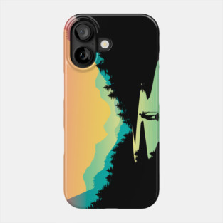 Paddleboard Adventure Wide Phone Case
