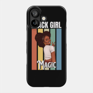 Black Girl Magic, Beautiful Black Woman, Black women, Black Queen Phone Case