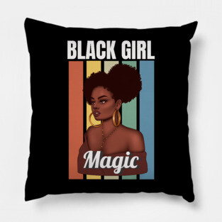 Black Girl Magic, Sexy Black Woman, Black women, Black Queen Pillow