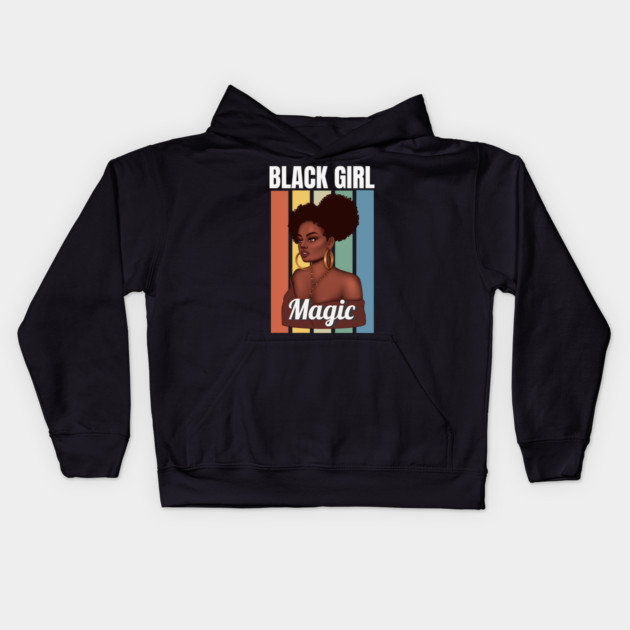 Black Girl Magic, Sexy Black Woman, Black women, Black Queen Kids Hoodie by UrbanLifeApparel