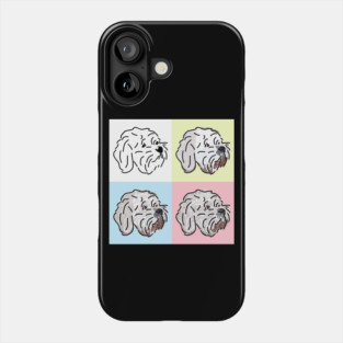 Bichon Frise Dog Four Faces Phone Case